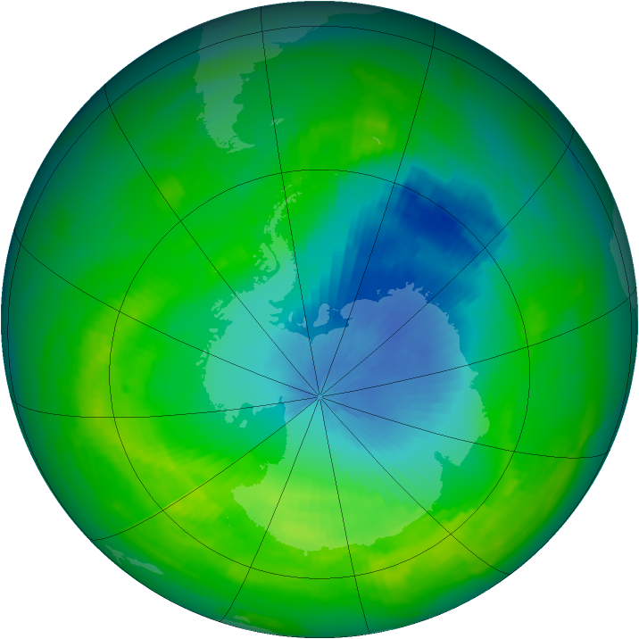 Ozone Map 1984-11-11